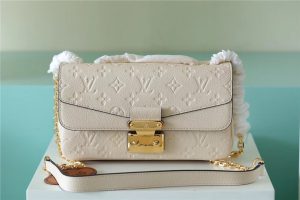 louis vuitton marceau monogram empreinte cream beige for women womens handbags shoulder and crossbody bags 96in295cm lv m46201 2799 275