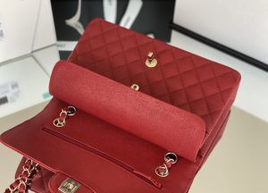 5 cessaire chanel classic handbag 26cm red for women a01112 2799 283