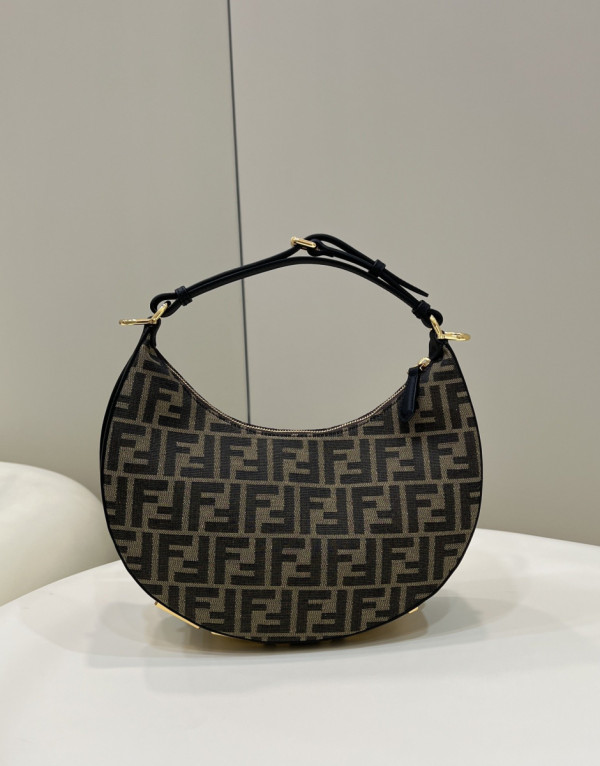 fendi Logo fendigraphy small brown for women womens handbags shoulder bags 114in29cm 8br798 2799 286