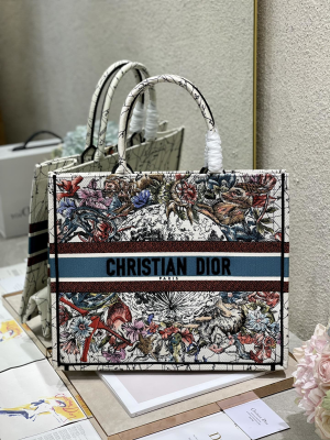 christian dior large dior book tote latte multicolor dior zodiac embroidery latte multicolor for women womens handbags leather shoulder bags leather 42cm cd m1286zrhp m941 2799 292