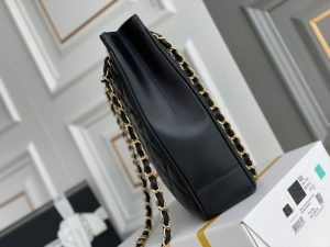 4-Chanel Maxi Shopping Bag Black For Women 11.8in/30cm  - 2799-298