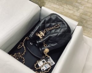 1 chanel classic bucket bag gold toned hardware black for women 78in20cm 2799 301