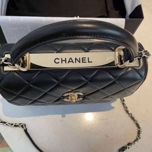 5 chanel classic flap bag gold toned hardware black 98in25cm 2799 302