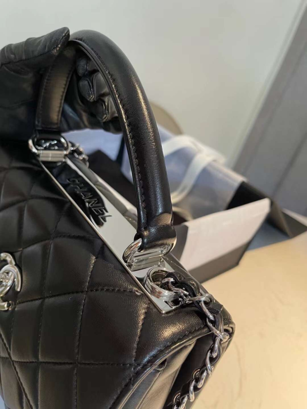 Chanel Timeless Classic 2.55 Large (Jumbo) Double Flap Bag in Black Caviar  with Silver Hardware - SOLD