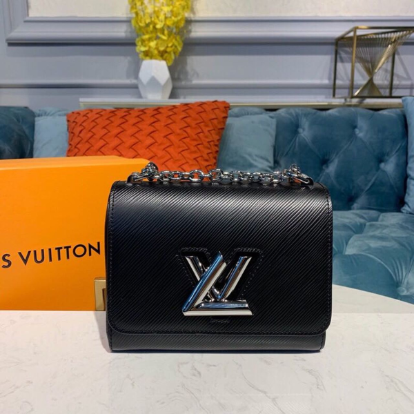 Louis Vuitton Twist PM Epi Black For Women, Women’s Handbags, Shoulder And Crossbody Bags 7.5in/19cm LV M80836  - 2799-309