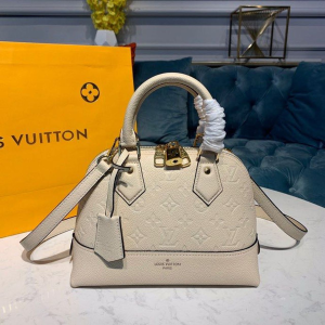 Louis Vuitton Neo Alma BB Monogram Empreinte Creme For Women, Women’s Handbags, Shoulder And Crossbody Bags 9.8in/25cm LV M44858  - 2799