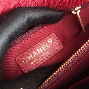 1 chanel handbag with top handle red for women 11in28cm 2799 320