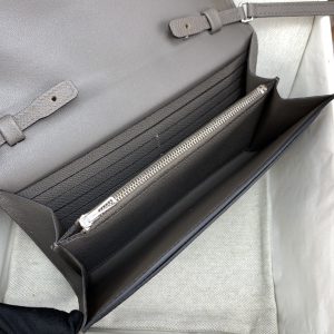 2-Hermes Constance Long Togo Wallet Grey, Silver Toned Hardware Bag For Women, Women’s Handbags, Shoulder Bags 8.1in/21cm  - 2799-354