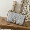 chanel classic diamond flap bag gray for women womens bags 91in23cm 2799 357