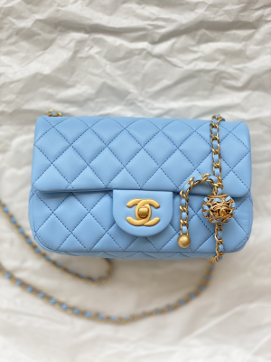 chanel mini flap bag blue for women womens bags 79in20cm 2799 359