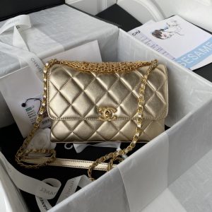 Chanel Flap Bag Small Gold Bag For Women 15cm/6in  - 2799-362