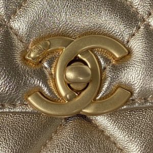 1-Chanel Flap Bag Small Gold Bag For Women 15cm/6in  - 2799-362