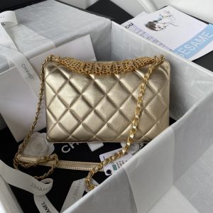 7 chanel flap bag small gold bag for women 15cm6in 2799 362