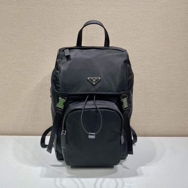 Prada x Adidas Re-Nylon And Saffiano Backpack Black For Women, Women’s Bags 17.7in/45cm  - 2799-369