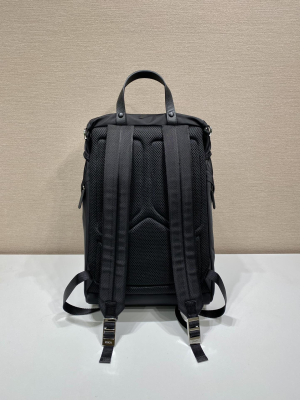 1-Prada x Adidas Re-Nylon And Saffiano Backpack Black For Women, Women’s Bags 17.7in/45cm  - 2799-369