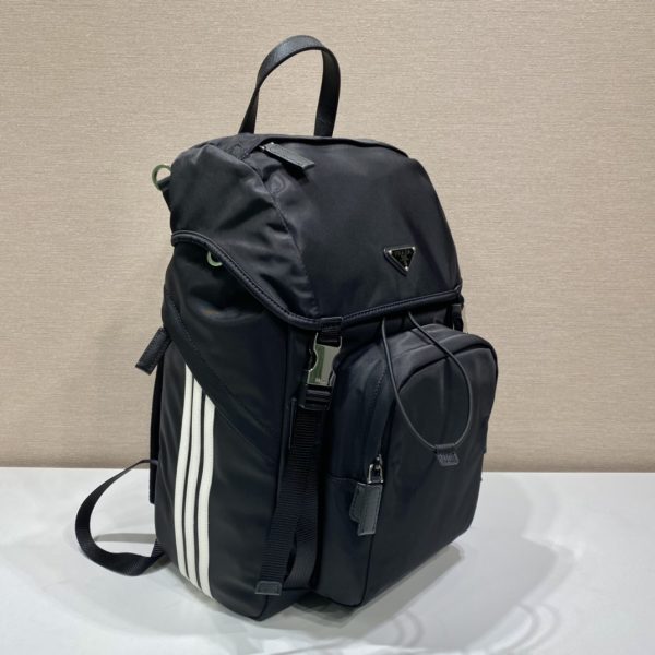 11 prada x adidas re nylon and saffiano backpack black for women womens bags 177in45cm 2799 369