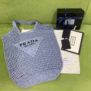 prada raffia tote bag light blue for women womens bags 20in51cm 1bg424 2a2t f0076 v ooo 2799 371