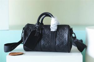 Louis Vuitton Nano Speedy Monogram Empreinte Black For Women, Women’s Bags, Shoulder And Crossbody Bags 6.3in/16cm LV   - 2799-378