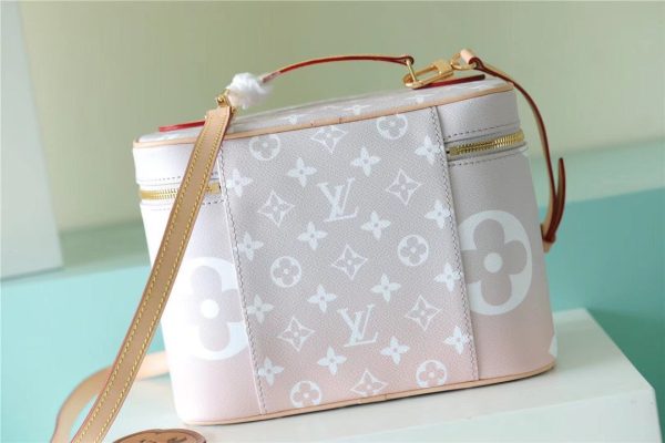 4 louis vuitton nice bb monogram light pink for women womens bags shoulder and crossbody bags 94in24cm lv 2799 383
