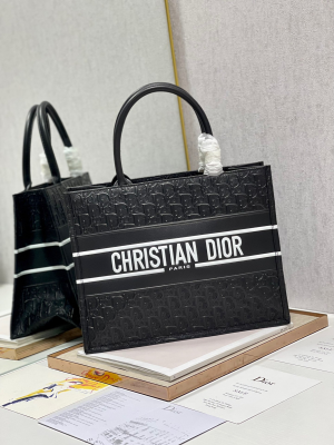 christian dior medium dior book tote black for women womens handbags 14in36cm cd 2799 385