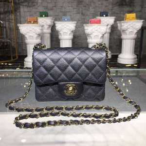 chanel mini flap bag caviar black for women womens bags shoulder and crossbody bags 67in17cm a35200 2799 394