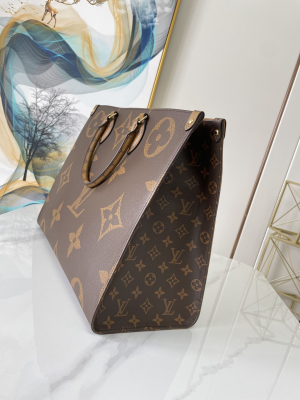 1 louis vuitton onthego gm tote bag monogram and monogram reverse canvas for women womens handbags 161in41cm lv m44576 2799 399