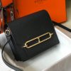 hermes Ganebet mini evercolor sac roulis 19 black for women womens handbags shoulder bags 75in19cm 2799 403