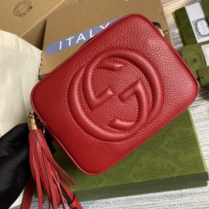 gucci soho small disco bag red for women womens bags shoulder and crossbody bags 8in21cm gg 308364 2799 407