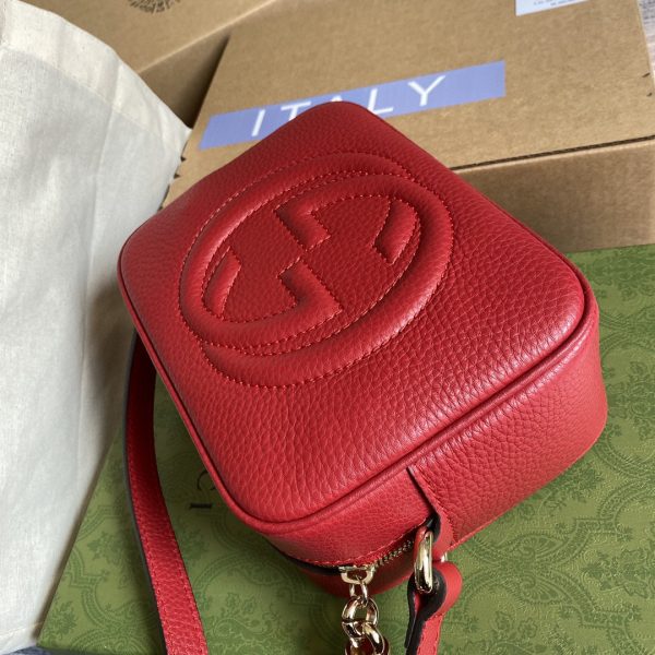 2 gucci soho small disco bag red for women womens bags shoulder and crossbody bags 8in21cm gg 308364 2799 407