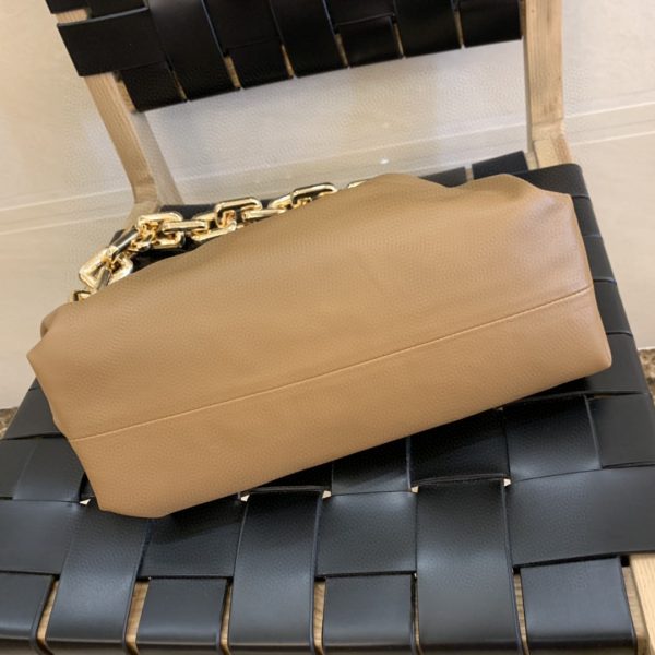 Bottega Veneta Brown Leather Chain Pouch Bag