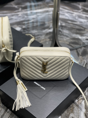 7 saint laurent lou camera bag white with gold toned hardware for women 9in23cm ysl 612544dv7079207 2799 411