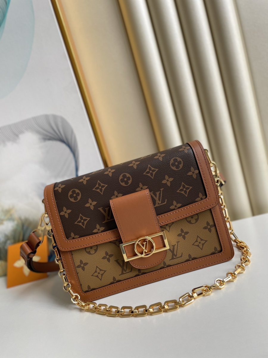 Louis Vuitton Monogram Reverse Dauphine MM