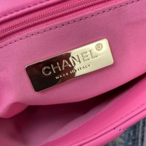 4 chanel Newtons 19 handbag 26cm pink for women as1160 2799 416