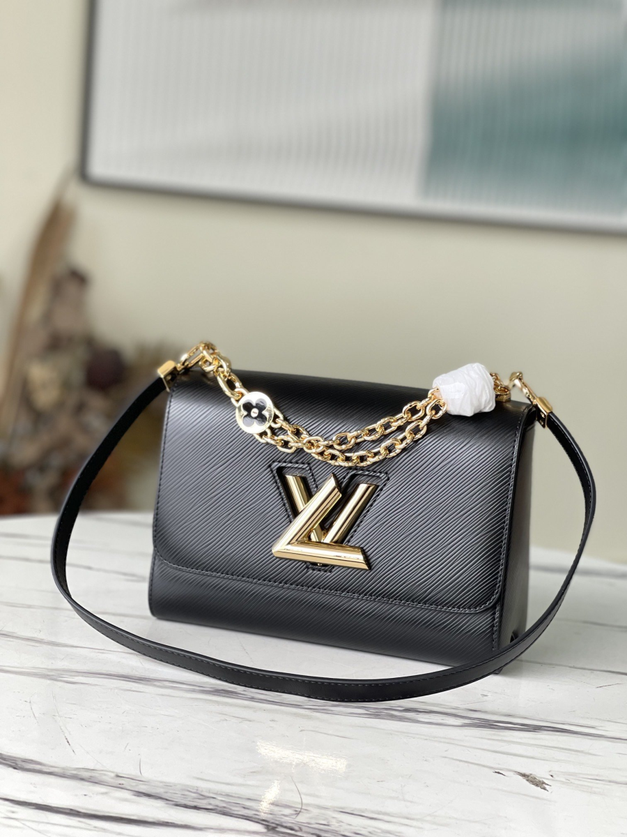 Louis vuitton twist mm black sale