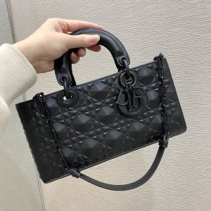 christian dior lady d joy bag black cannage with beaded motif for women womens handbags 26cm cd m0540snea m900 2799 428