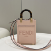 fendi mini sunshine shopper pink for women womens handbags shoulder and crossbody bags 71in18cm ff 8bs051 2799 439