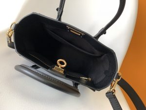 1 louis vuitton on my side pm tote bag monogram canvas black for women womens handbags shoulder bags 98in25cm lv m57728 2799 441