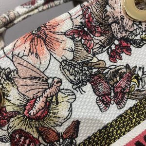 8 christian dior medium lady d lite bag multicolor butterfly embroidery redlatte for women womens handbags 24cm cd m0565orhq m884 2799 445