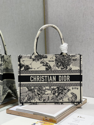 christian dior medium dior book tote bag blackwhite for women womens handbags shoulder bags 36cm cd m1296zrhz m941 2799 447