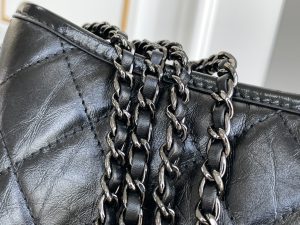 1-Chanel CO-CO Gabrielle Hobo Bag Black For Women 7.8in/20cm  - 2799-451