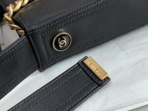1-Chanel Co-Co Shoulder Bag Black For Women 11.4in/29cm  - 2799-453