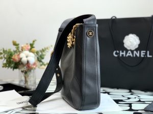 2-Chanel Co-Co Shoulder Bag Black For Women 11.4in/29cm  - 2799-453
