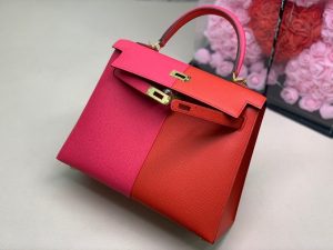 hermes kelly 28 sellier epsom bag redpink for women womens handbags shoulder bags 11in28cm 2799 457