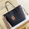 louis vuitton neverfull mm tote bag wild at heart monogram empreinte black for women womens handbags shoulder bags 122in31cm lv m45856 2799 475