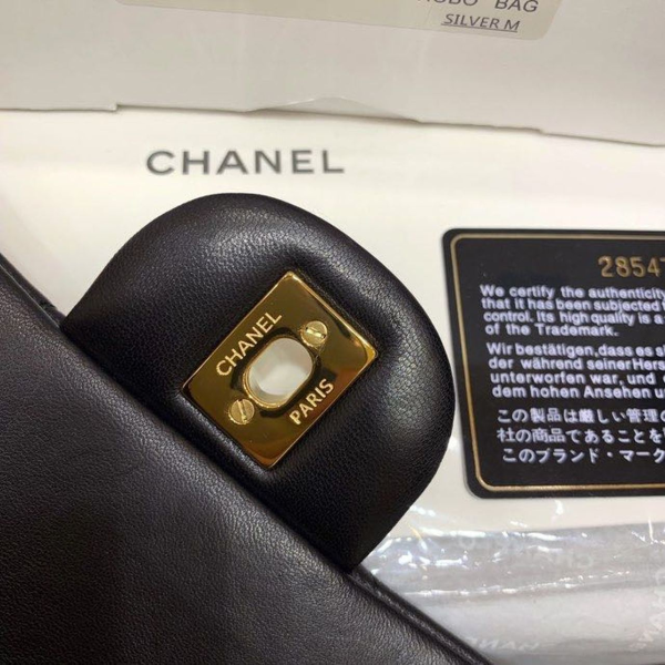 2 chanel classic flap bag gold toned hardware black for women womens bags shoulder and crossbody bags 78in20cm a01116 2799 496