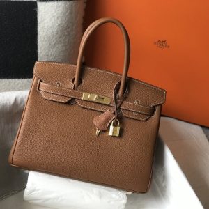 3 hermes birkin brown epsom gold hardware bag for women womens handbags shoulder bags 30cm12in 2799 501