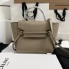 celine nano micro belt bag in grained material light taupe for women 95in24cm 2799 543