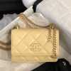 chanel spring and summer 22c yellow for women womens bags 61in155cm 2799 571