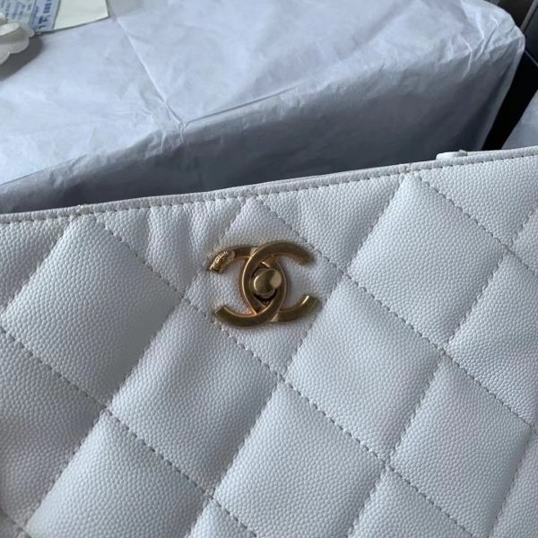 2 chanel small shopping bag white for women womens bags 9in23cm 2799 572
