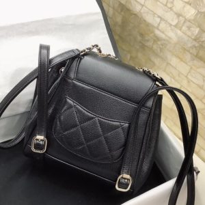 1 chanel small affinity backpack black for women womens bags 98in25cm 2799 582